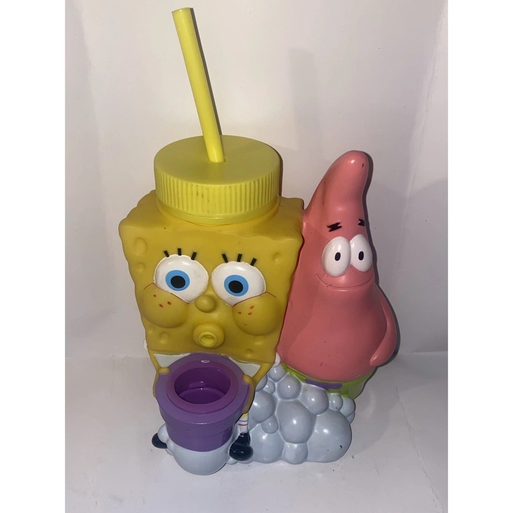 SpongeBob Universal Studios Hollywood Souvenir Drink Cup 2003 Stephen Hillenburg